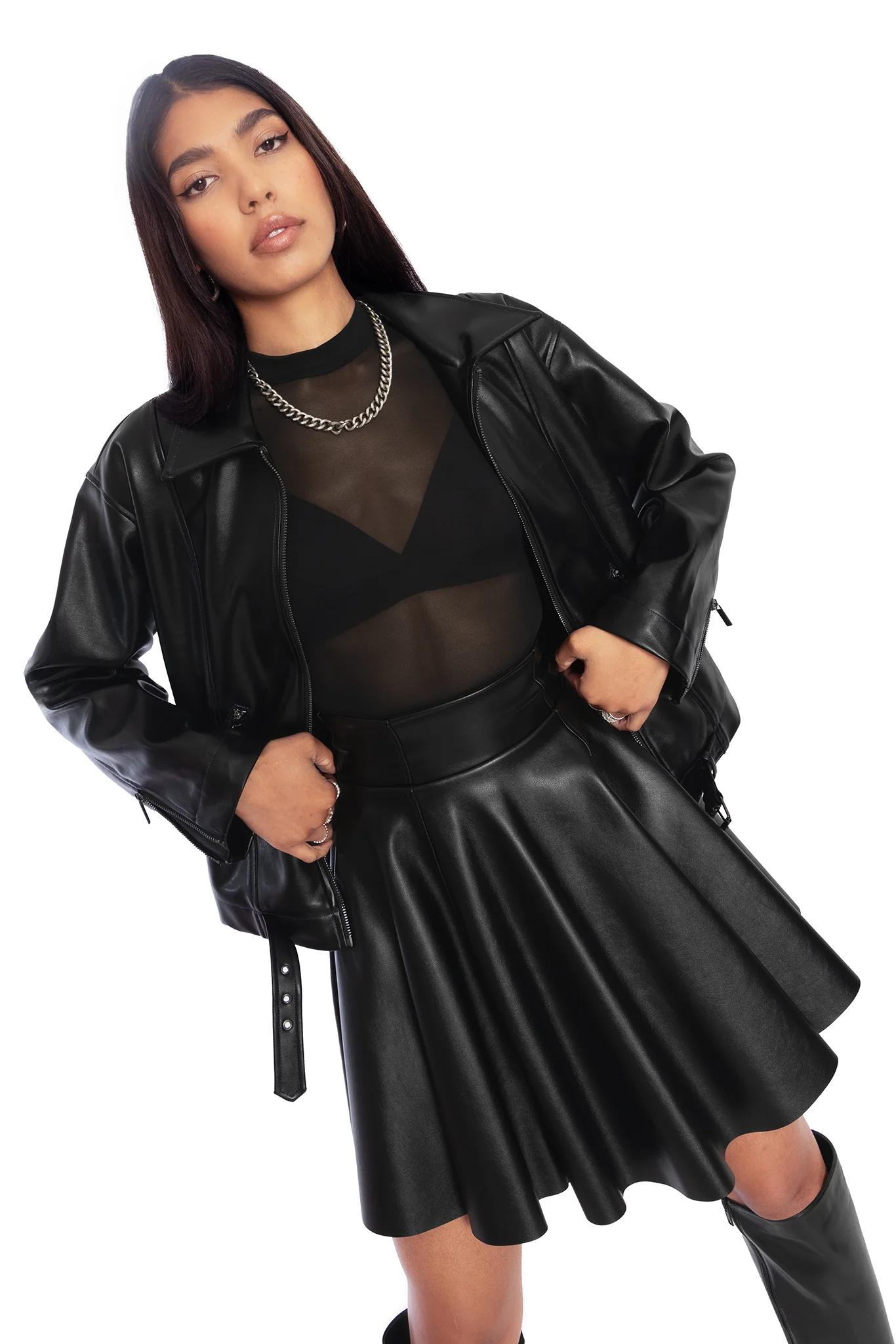 Infinity Snake Moto Jacket - Image 9