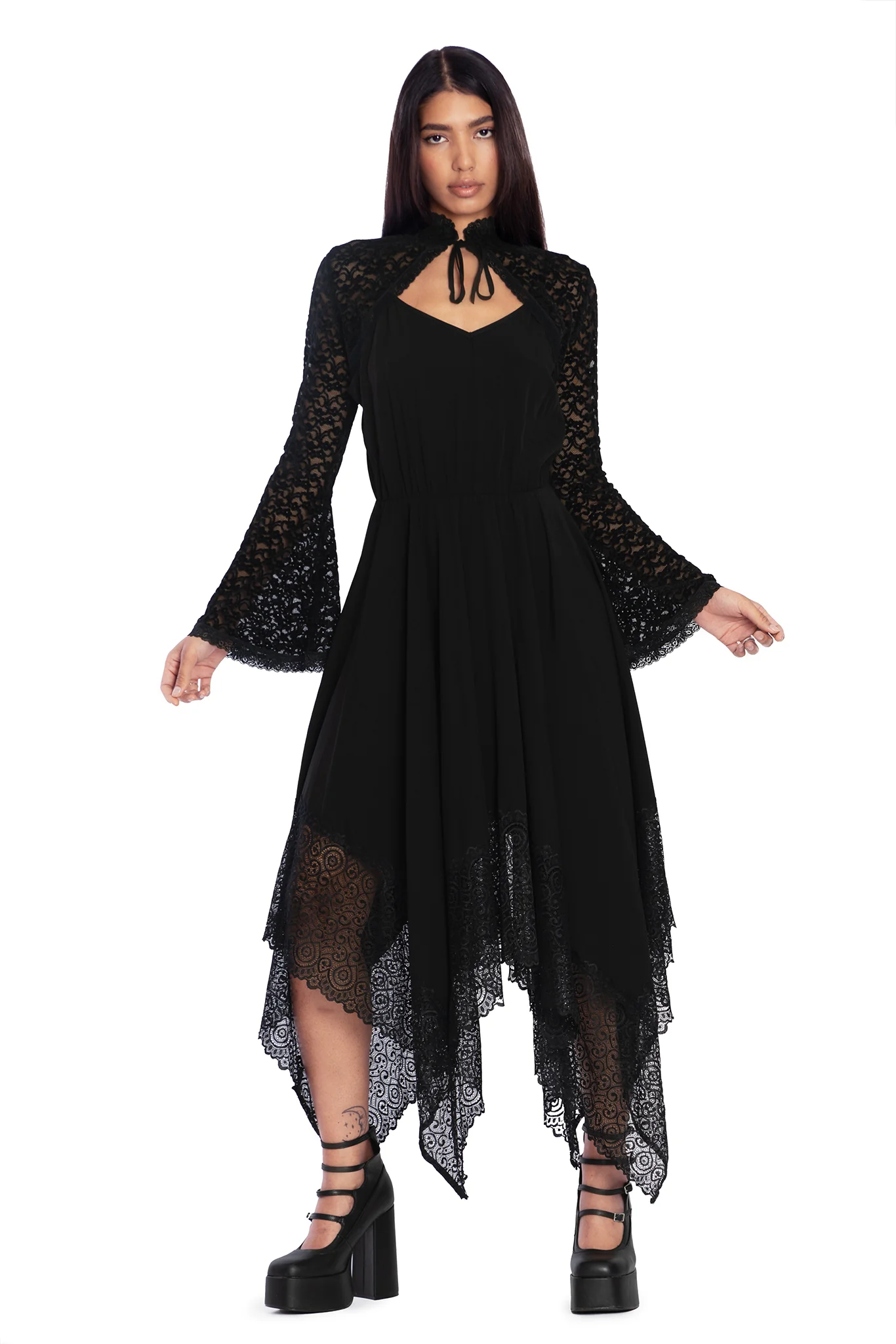 Nature Witch Velvet Lace Shrug - Image 4