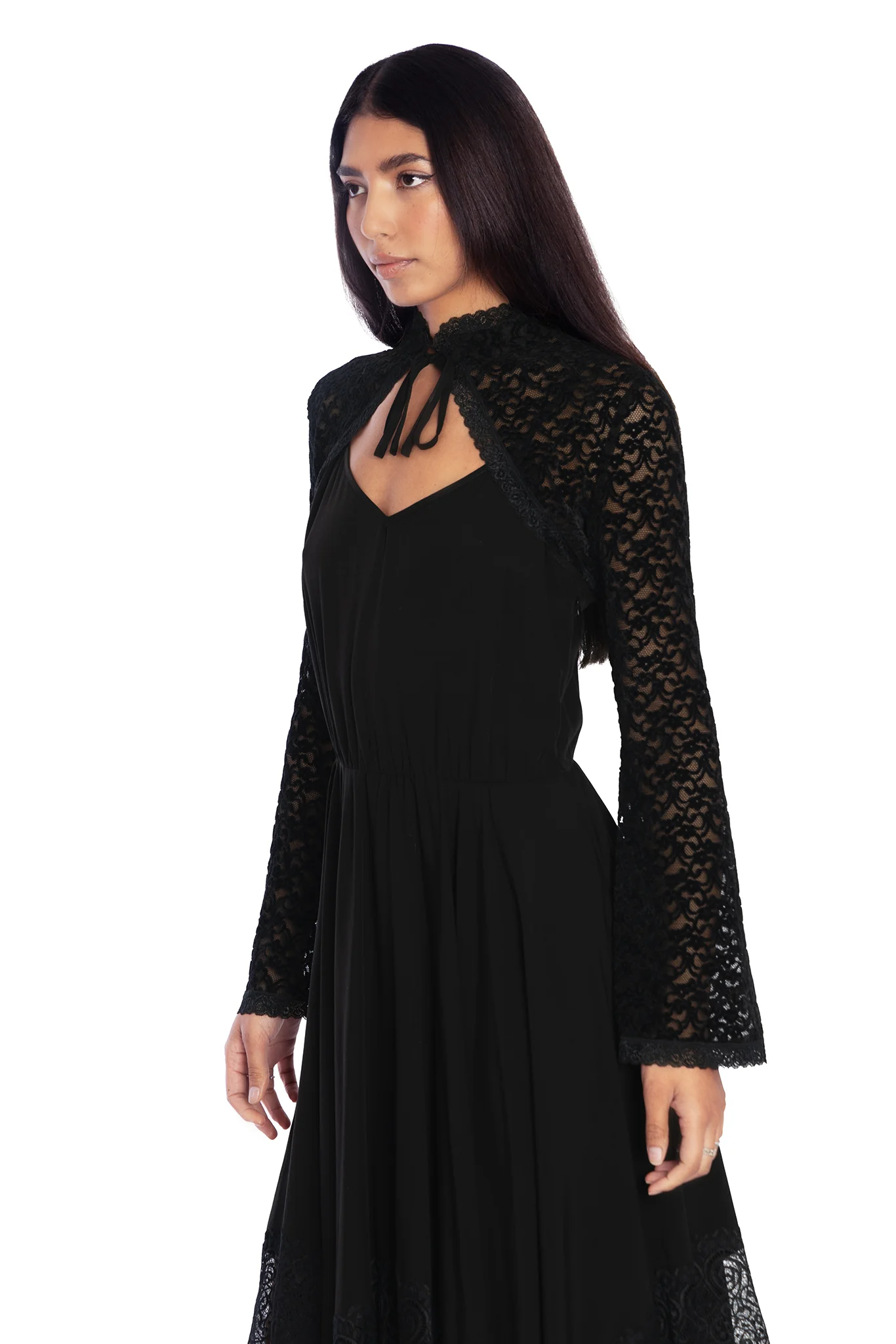 Nature Witch Velvet Lace Shrug - Image 6