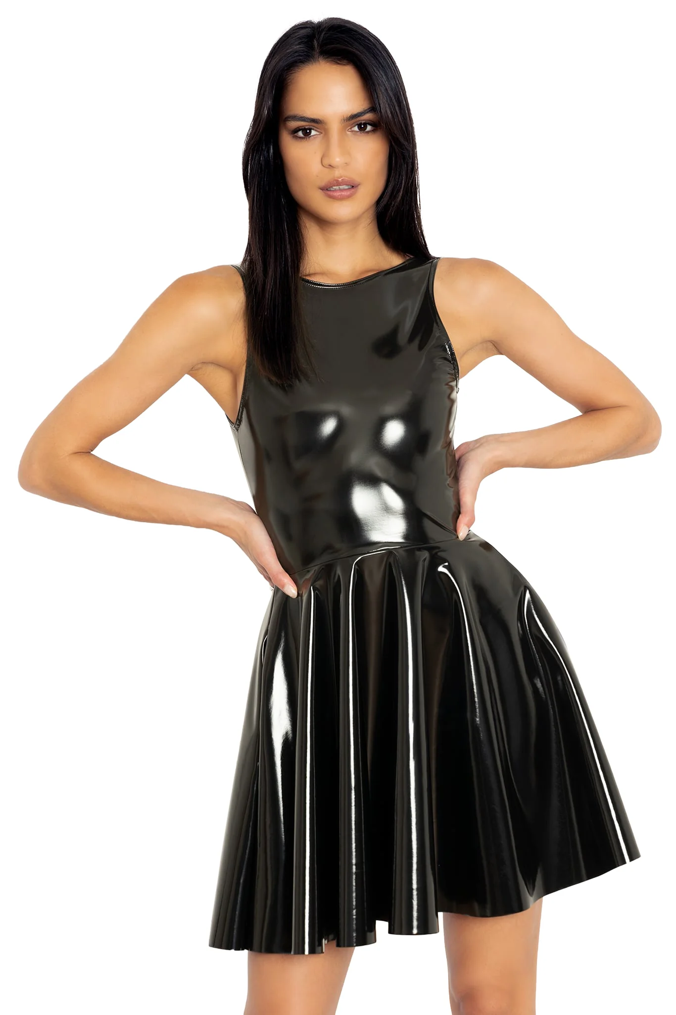 Show Us Ya Tops PVC Underbust Dress - Image 5