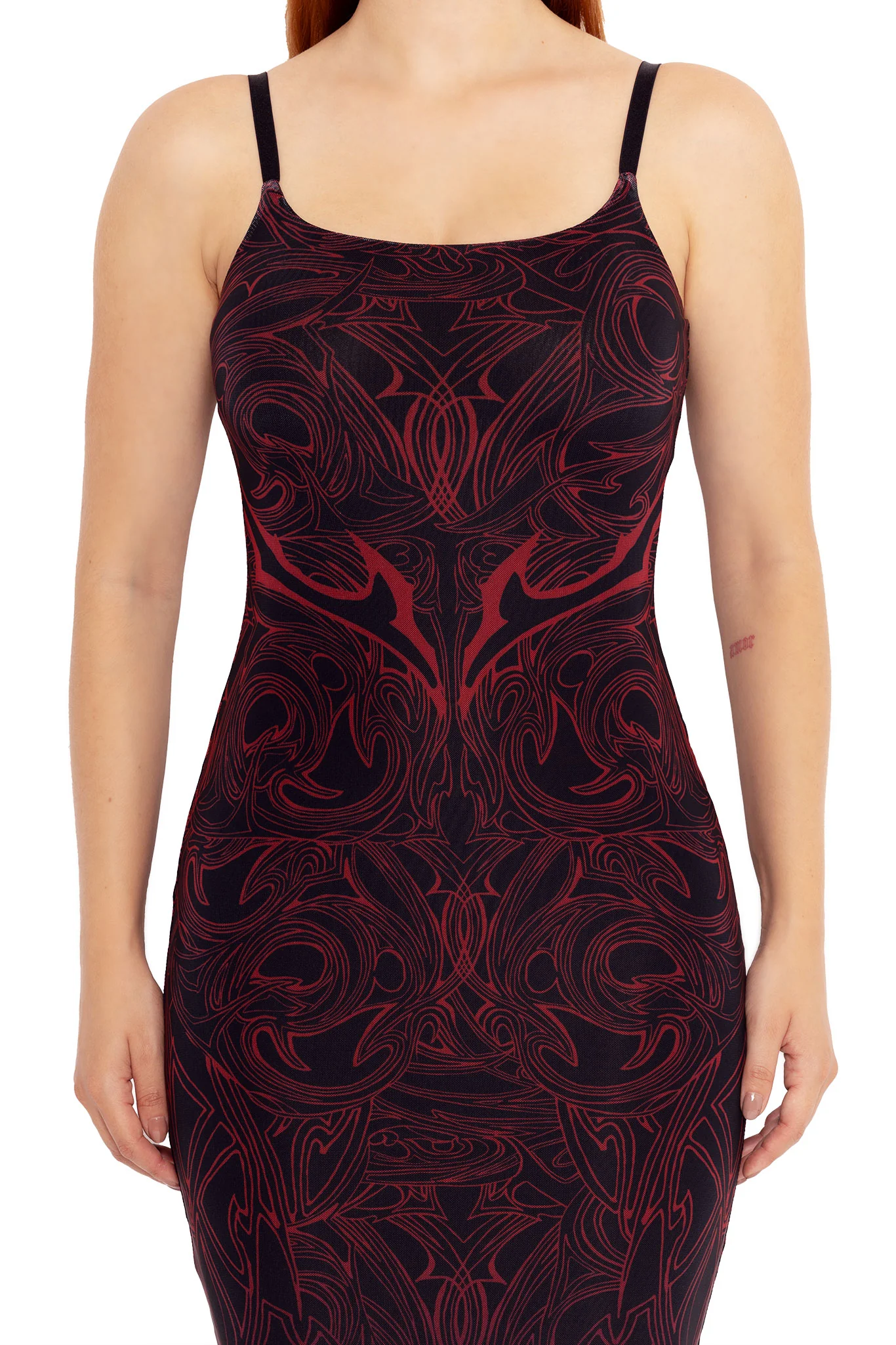The Dreaded Refuge Sheer Bodycon Slip Dress - Image 7